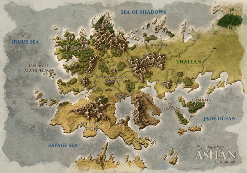 La saga Might and Magic, ch.VIII : Ashan : Un monde nouveau 22 CARTE might and magic 987
