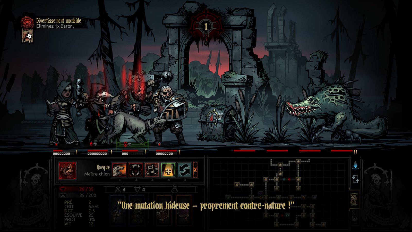Darkest Dungeon : The Crimson Court 1 Darkest Dungeon The Crimson Court 01