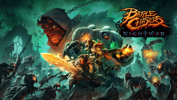 Battle Chasers nightwar affiche HD