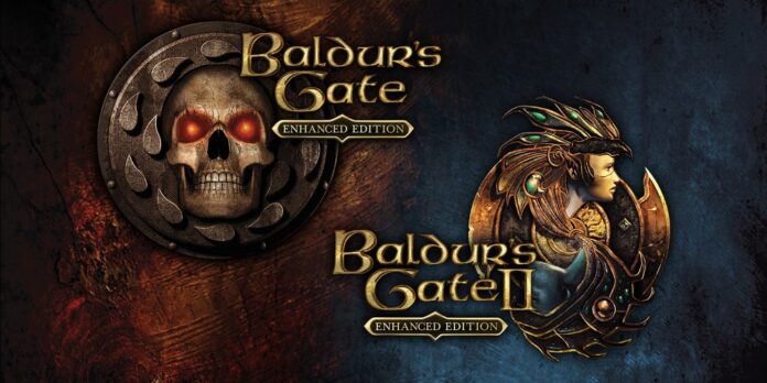 Baldur's Gate 1 et 2 affiche Baldur's Gate 1 et 2 affiche
