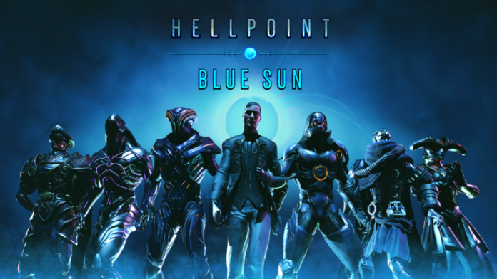 Hellpoint Blue sun logo