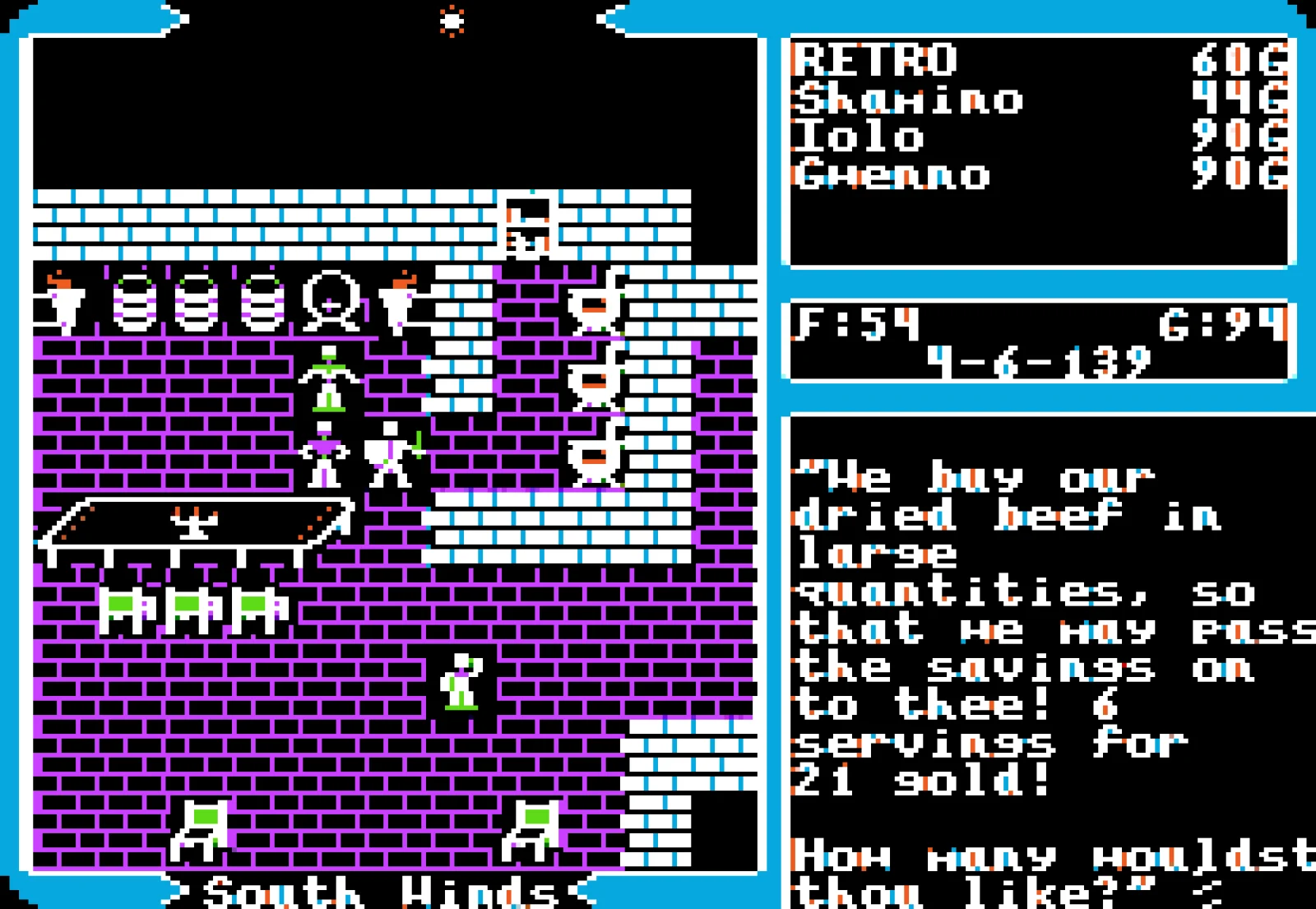Ultima V : Warriors of Destiny 1 01 8 | RPG Jeuxvidéo