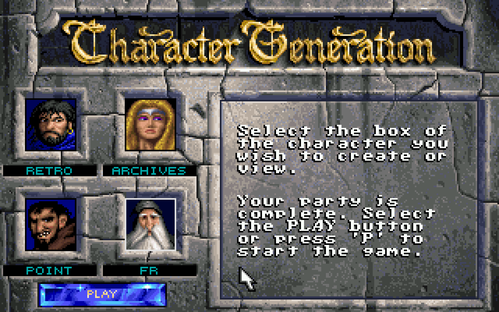 Eye of the Beholder 1 01 | RPG Jeuxvidéo