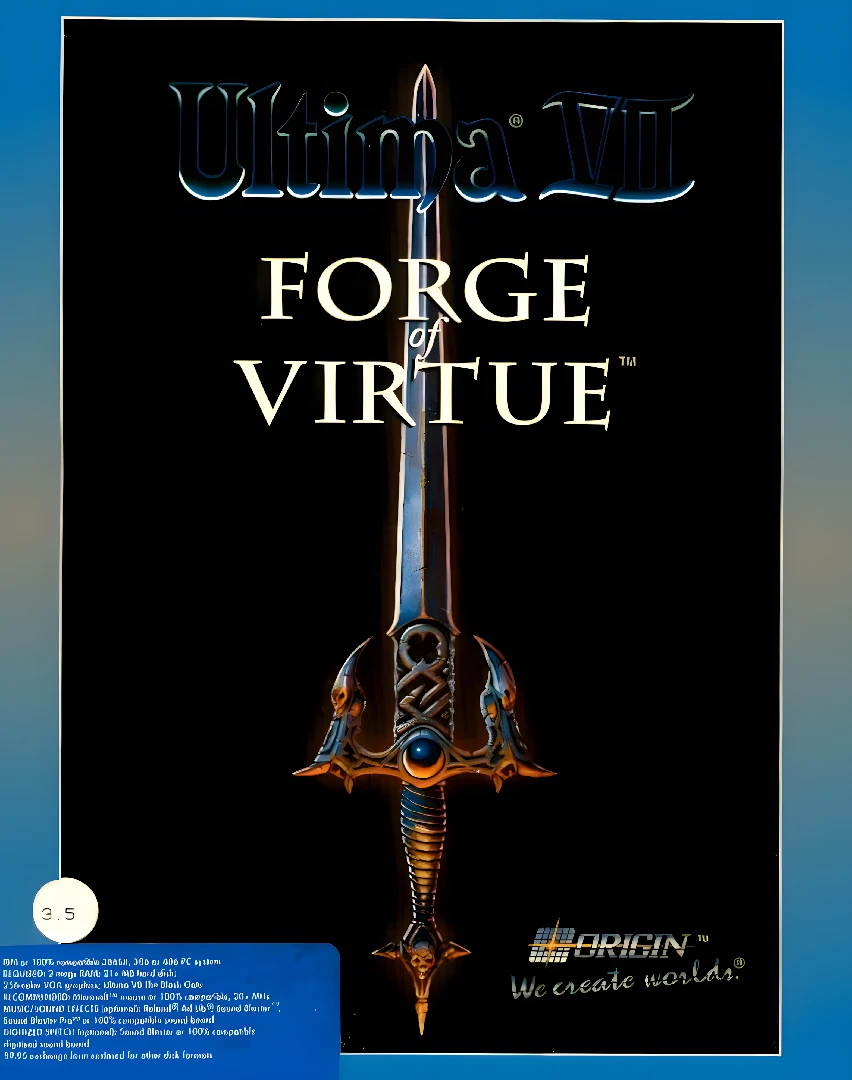 Ultima VII : La porte noire + Extension 17 Boite 15 | RPG Jeuxvidéo