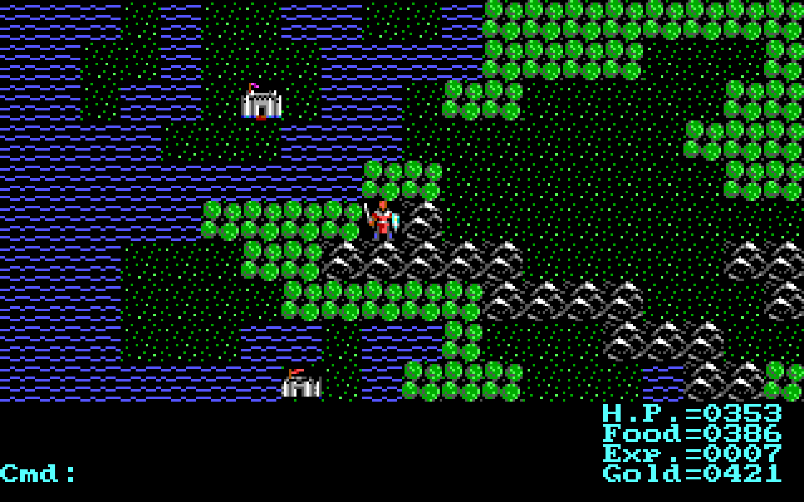 Ultima II : The Revenge of the Enchantress… 16 EGA 03 | RPG Jeuxvidéo