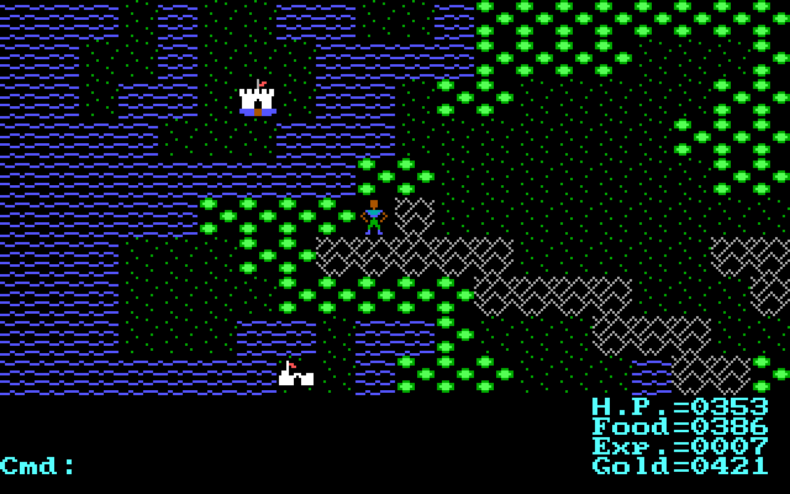 Ultima II : The Revenge of the Enchantress… 13 EGA | RPG Jeuxvidéo