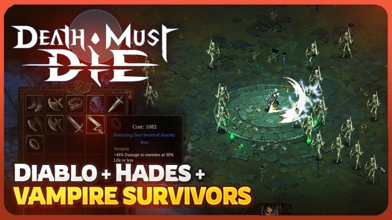VIDEO – Death Must Die : Diablo et Hades fusionnent avec Vampire Survivors