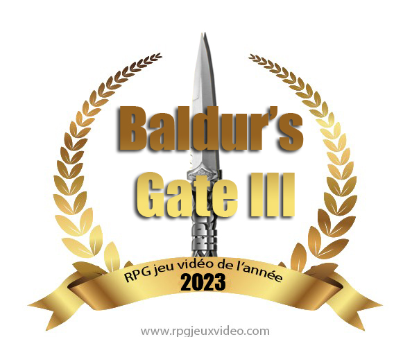RPG JEU VIDEO de l’année 2023 : and the winner is … 1 RPG 2023 Baldur's Gate III Baldur's Gate 3