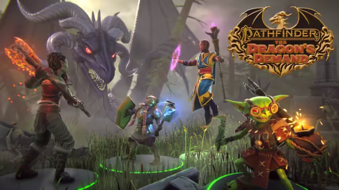 Pathfinder the dragon's demand logo 001