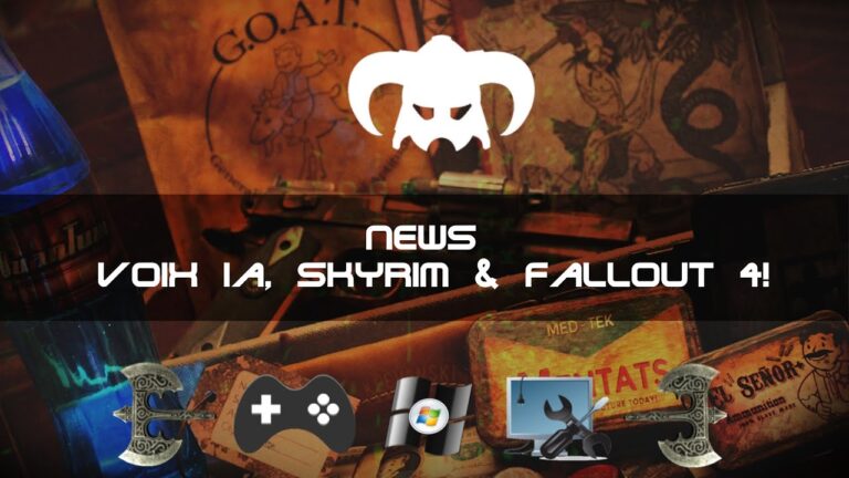 VIDEO – Vlog 06 2024 : IA, Fallout, Skyrim Nolvus & Moding