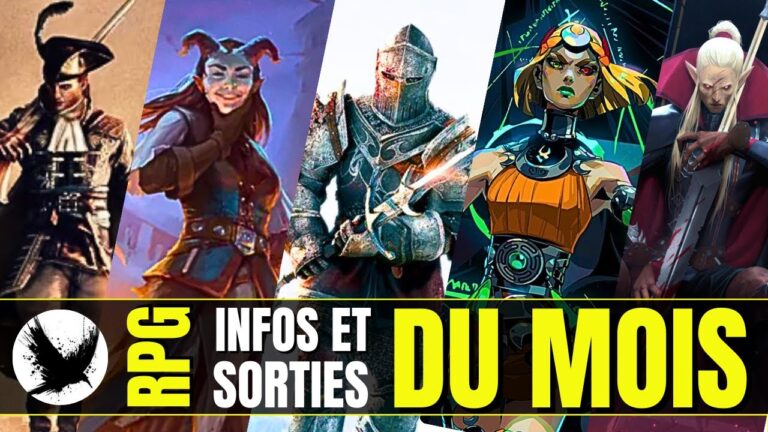 VIDEO – NEWS & SORTIES RPG qu&rsquo;il ne fallait PAS MANQUER en Mai