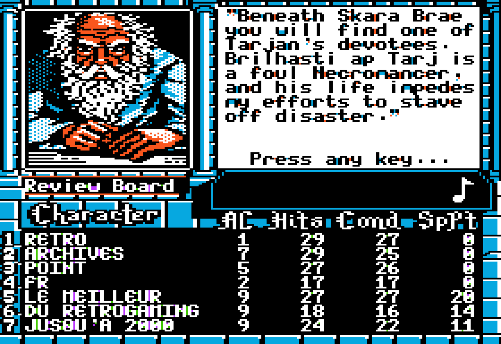 The Bard’s Tale III : Thief of Fate 1 The Bard’s Tale III 01