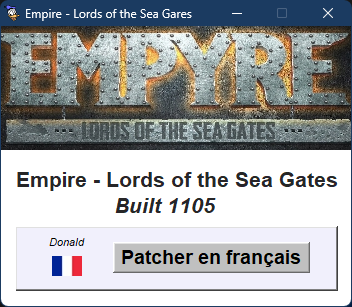 EMPYRE : Lords of the Sea Gates - Traduction française 1 Empyre Lords of the Sea patch001