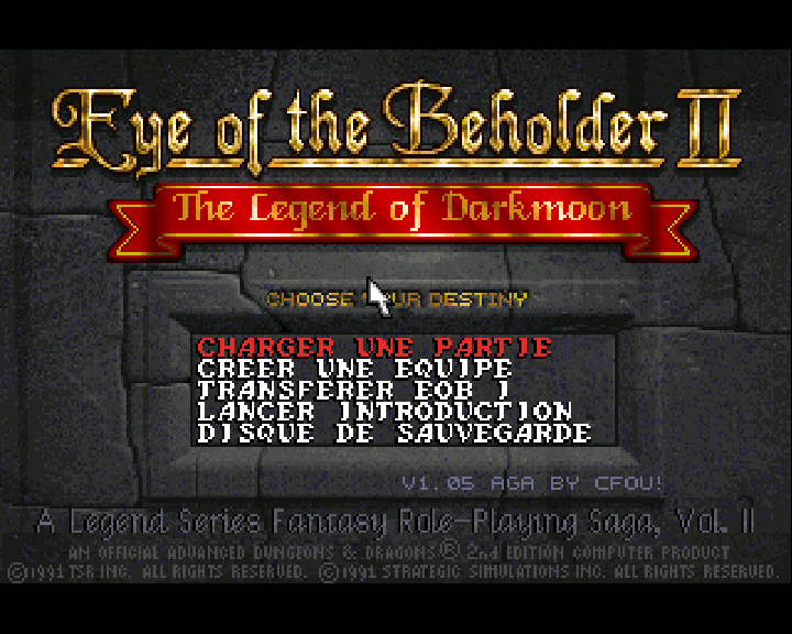 Eye of the Beholder I & II - Traduction française 3 02 Eye of the Beholder 1 2 | RPG Jeuxvidéo