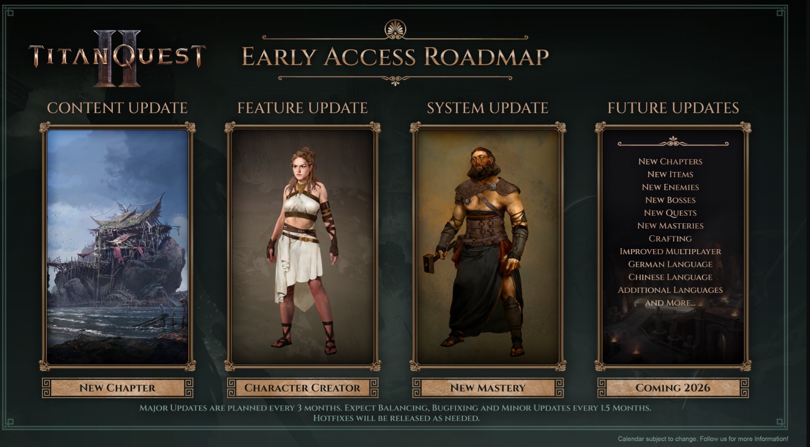 NEWS - Titan Quest II : Feuille de route 1 Titan Quest II feuille de route 2025