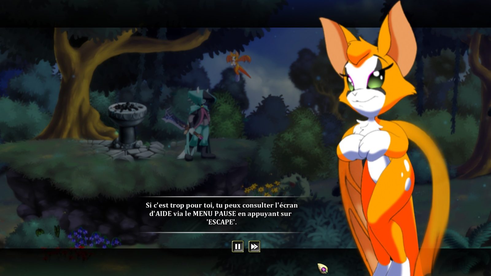 Dust - An Elysian Tail, un jeu plein de charme ! 36 DUST FIDGET MUR | RPG Jeuxvidéo