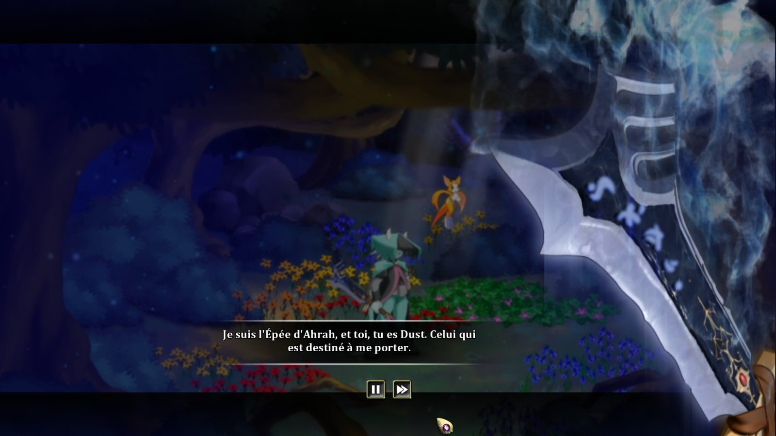 Dust - An Elysian Tail, un jeu plein de charme ! 2 DUST NARRATION 2 | RPG Jeuxvidéo