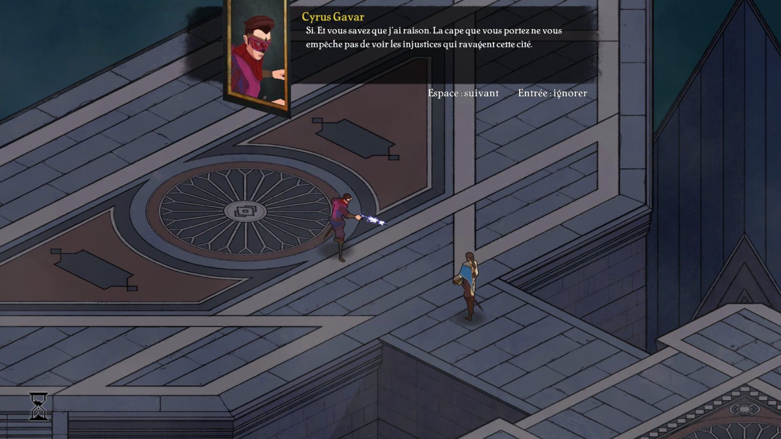 Masquerada - Songs and Shadows, un jeu narratif et tactique à découvrir 1 MASQUERADA DIALOGUE 1 | RPG Jeuxvidéo