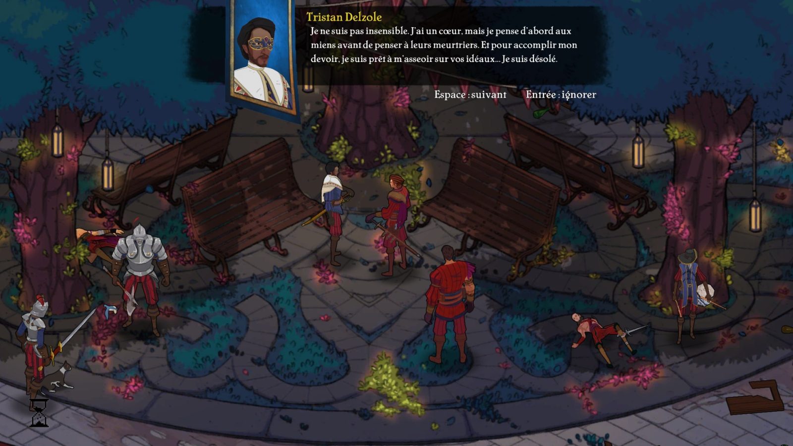 Masquerada - Songs and Shadows, un jeu narratif et tactique à découvrir 3 MASQUERADA DIALOGUE 3 | RPG Jeuxvidéo