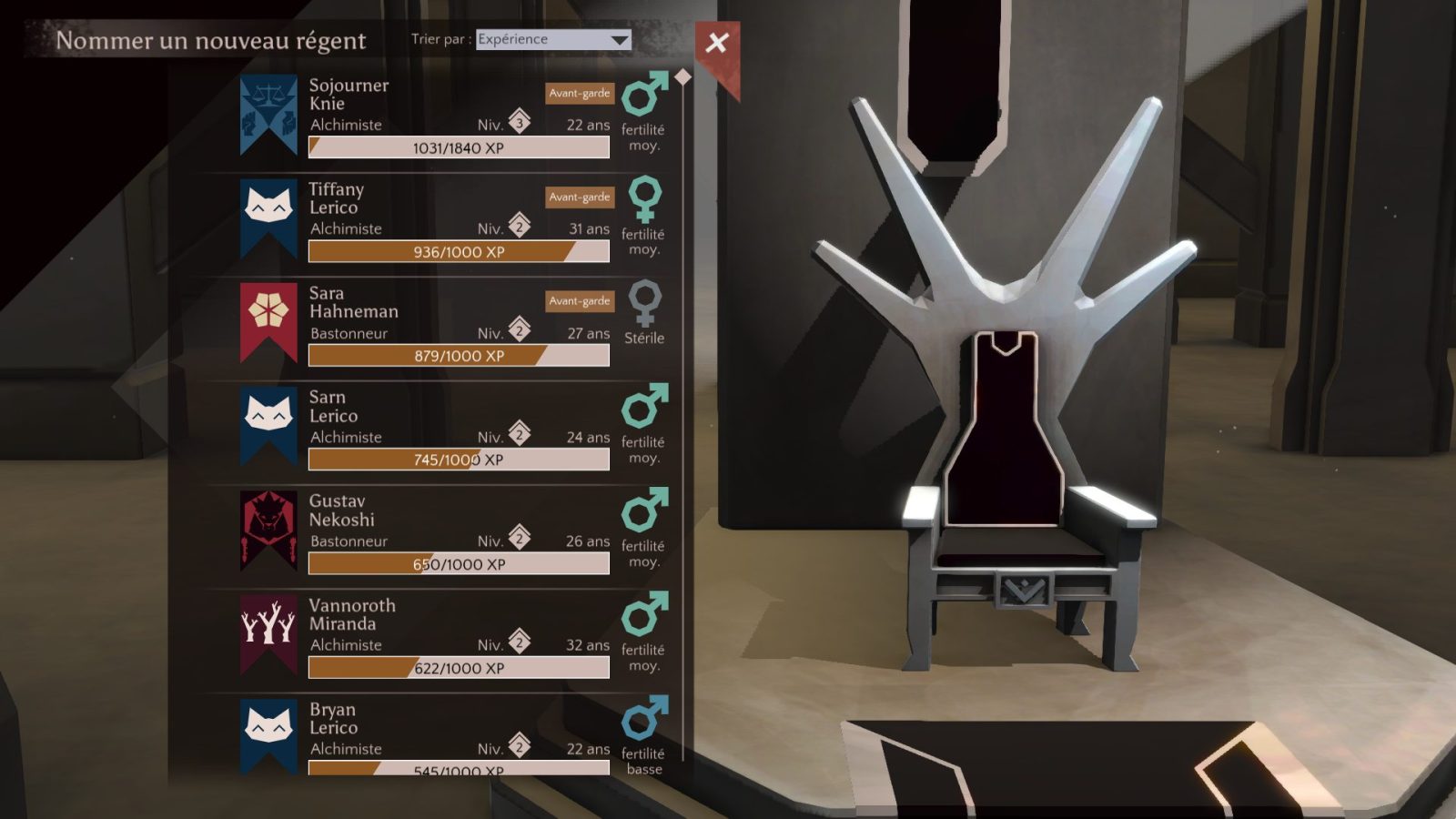 Massive Chalice, un X-COM à travers les générations 5 MASSICE CHALICE DESIGNER REGENT | RPG Jeuxvidéo