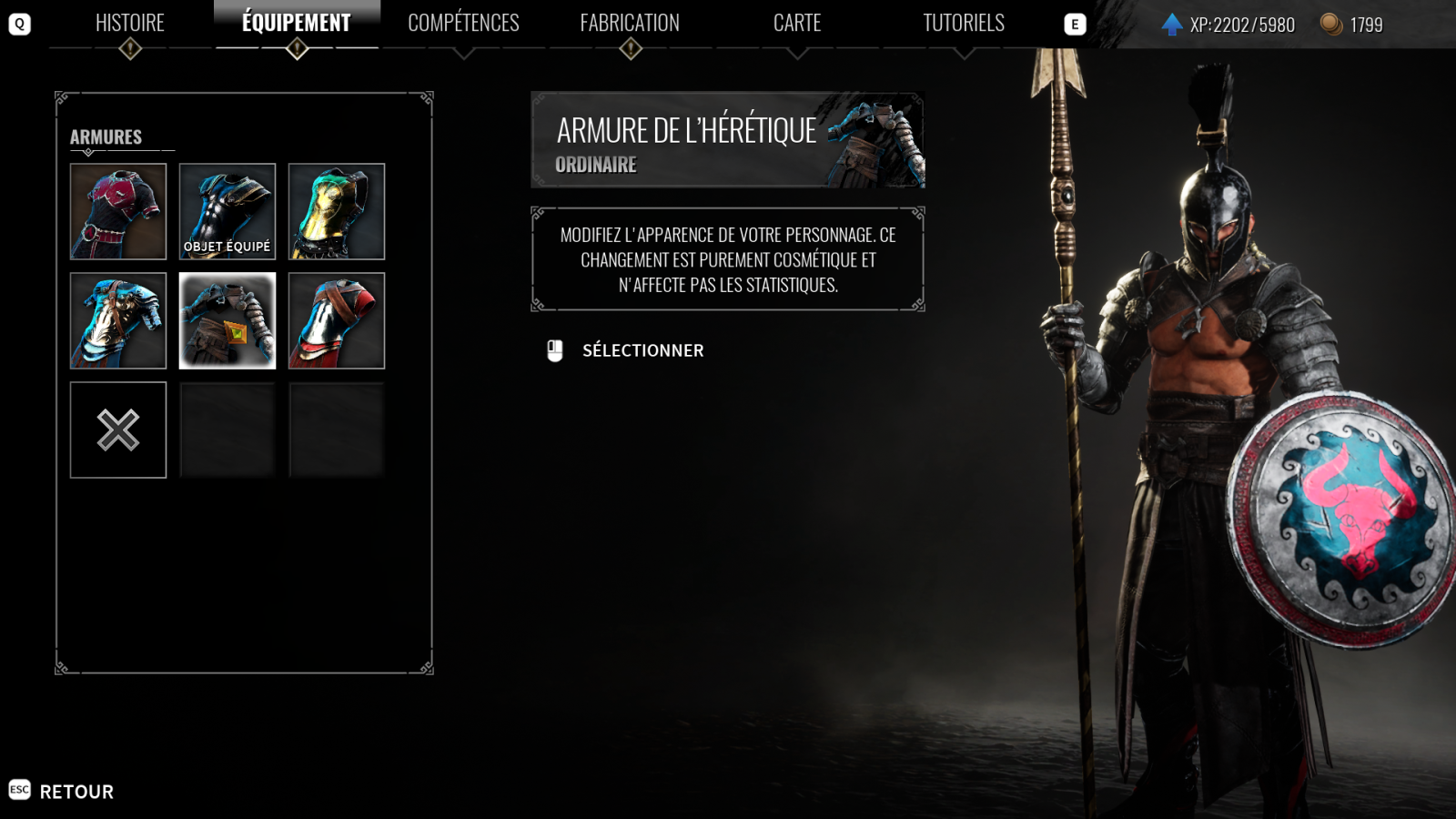 Achilles : Legends Untold 16 Achilles Legends Untold Armure | RPG Jeuxvidéo