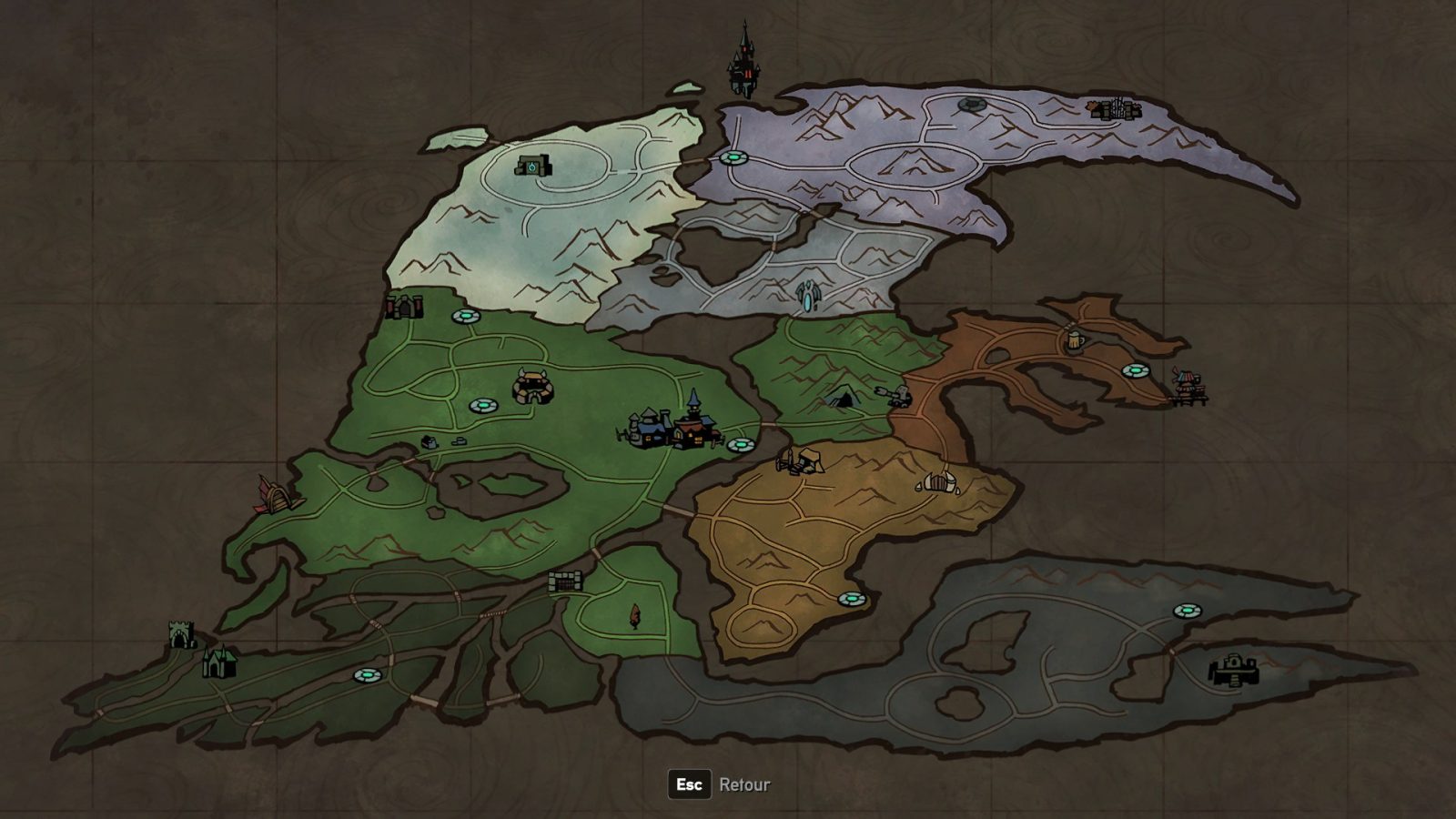 Battle Chasers : Nightwar, un RPG adapté d'une bande dessinée 19 BATTLE CHASERS NIGHTWAR CARTE ILE | RPG Jeuxvidéo