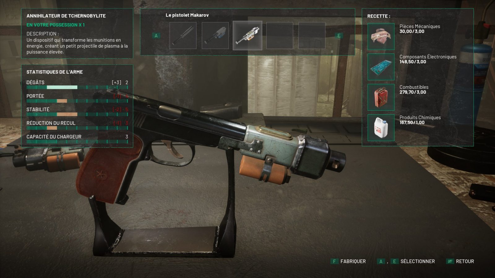 Chernobylite 18 Chernobylite Amelioration armes | RPG Jeuxvidéo