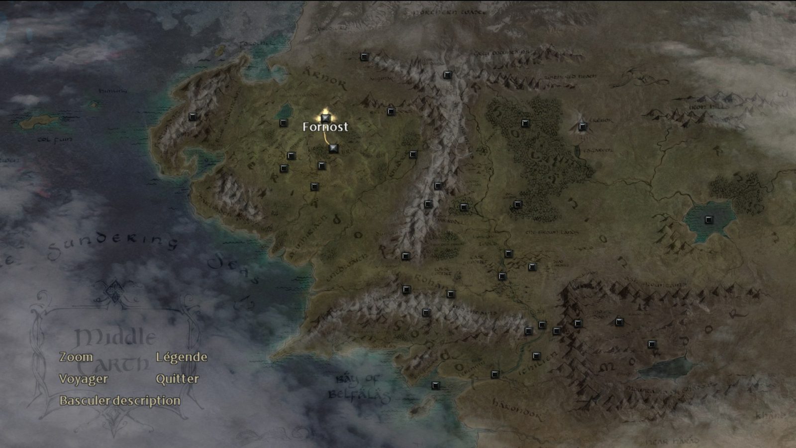 Le Seigneur des Anneaux : La Guerre du Nord – Édition Legacy, une réédition pour le (re)découvrir 1 WAR IN THE NORTH CARTE | RPG Jeuxvidéo