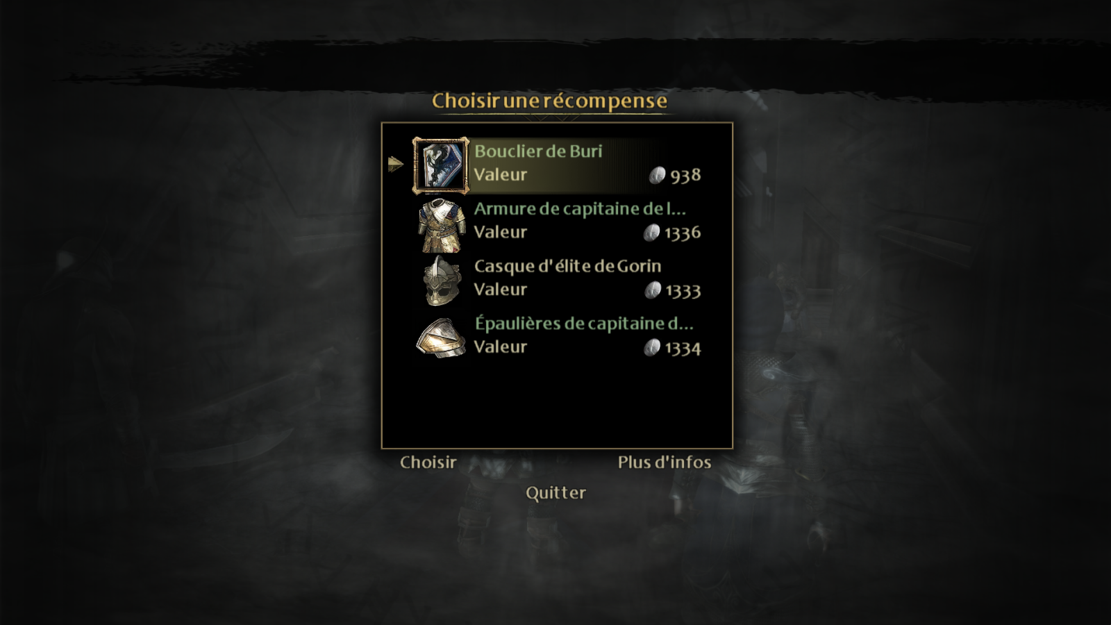 Le Seigneur des Anneaux : La Guerre du Nord – Édition Legacy, une réédition pour le (re)découvrir 38 WAR IN THE NORTH CHOIX RECOMPENSE | RPG Jeuxvidéo