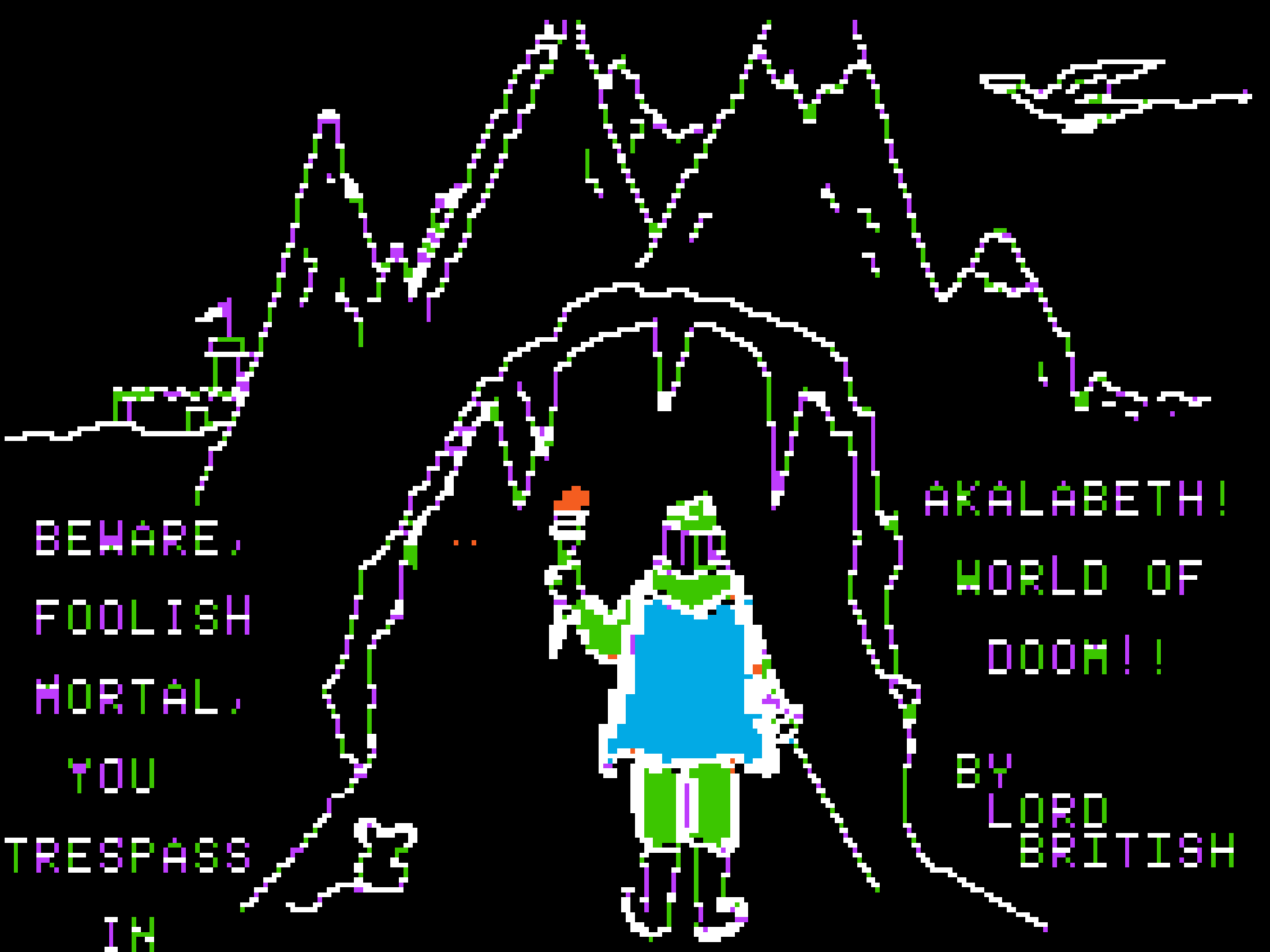 Akalabeth : World of Doom 1 akalabeth titre | RPG Jeuxvidéo