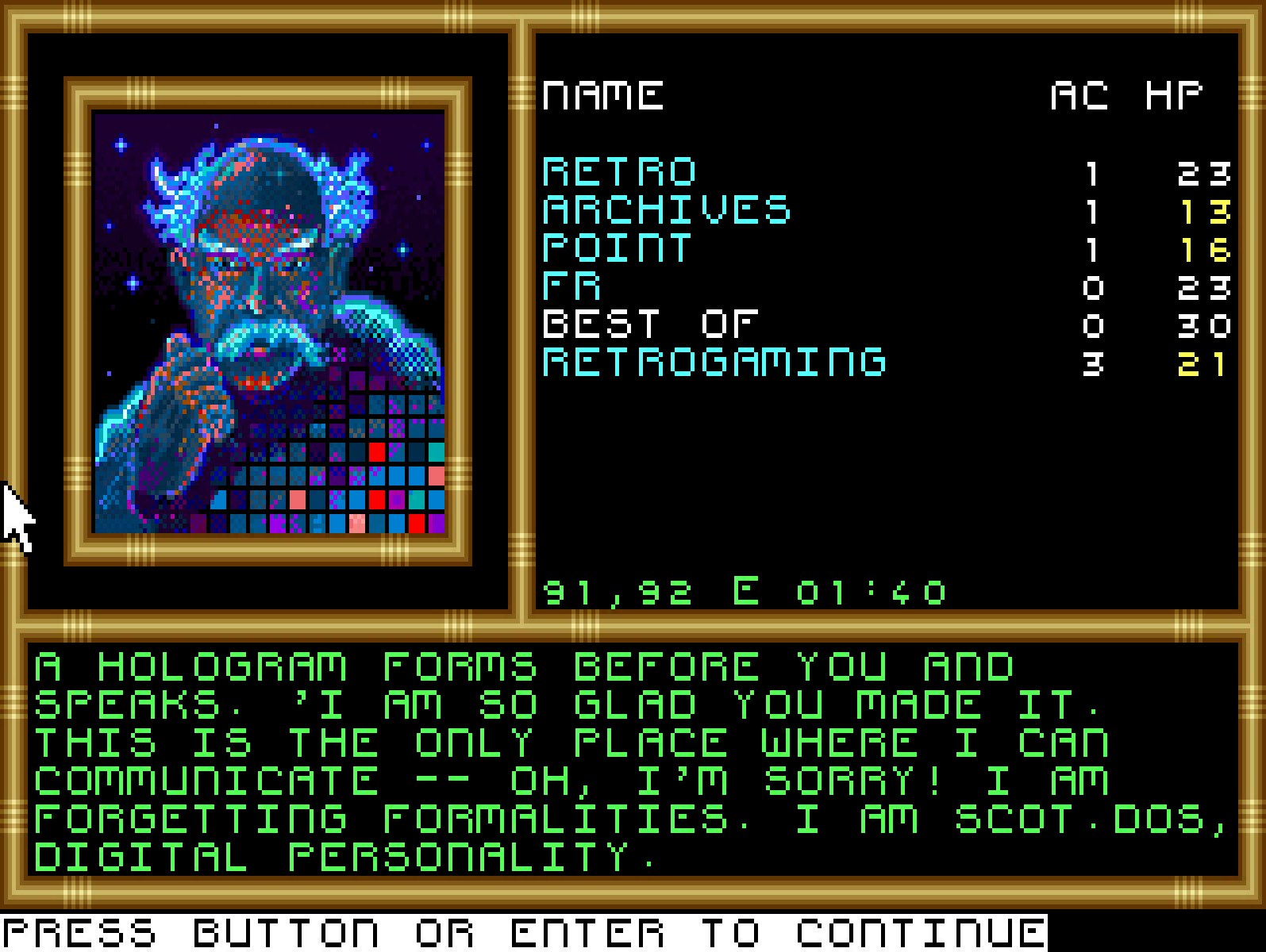 Buck Rogers : Countdown to Doomsday 10 buck 10 | RPG Jeuxvidéo