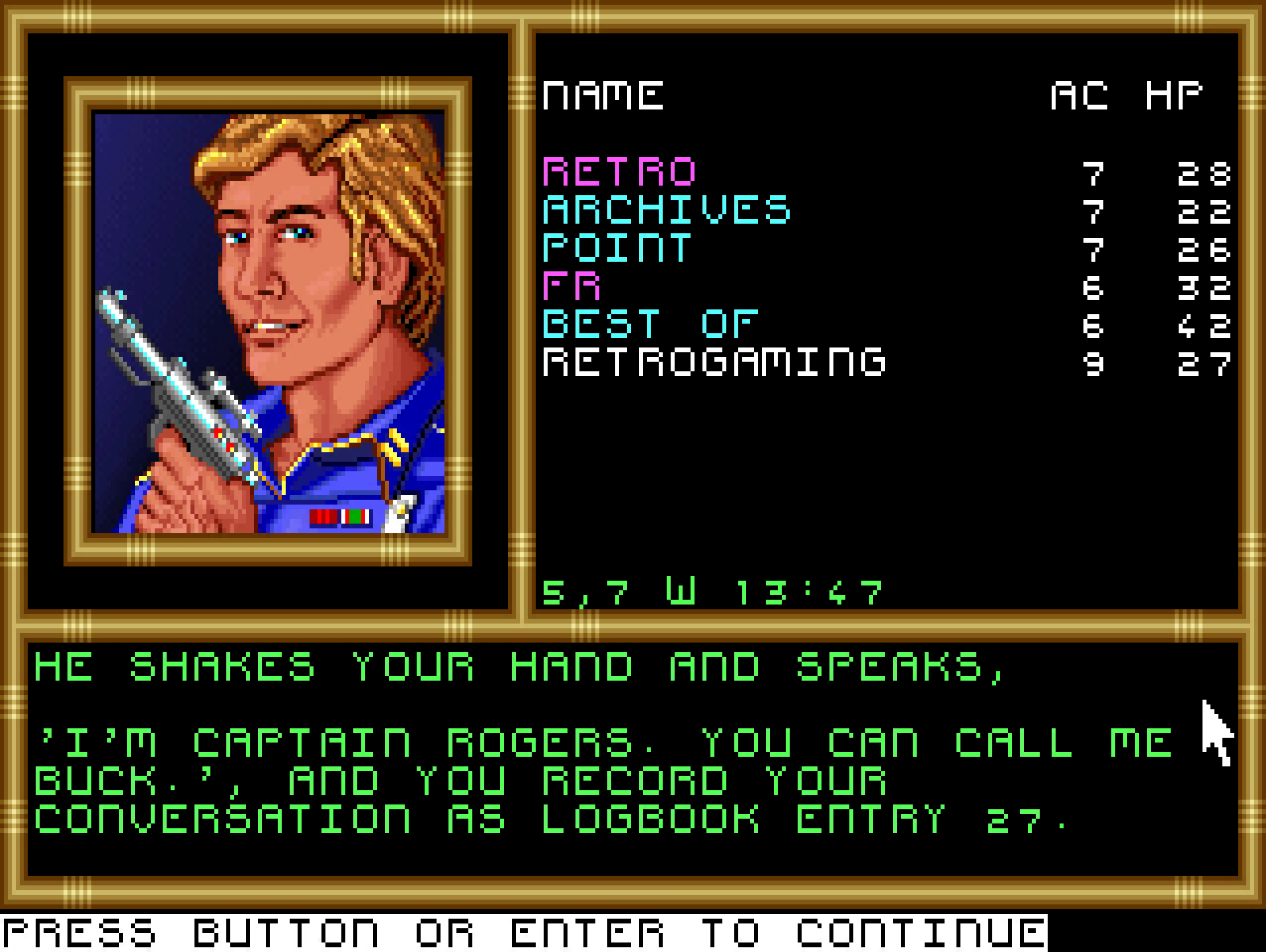 Buck Rogers : Countdown to Doomsday 11 buck 19 | RPG Jeuxvidéo