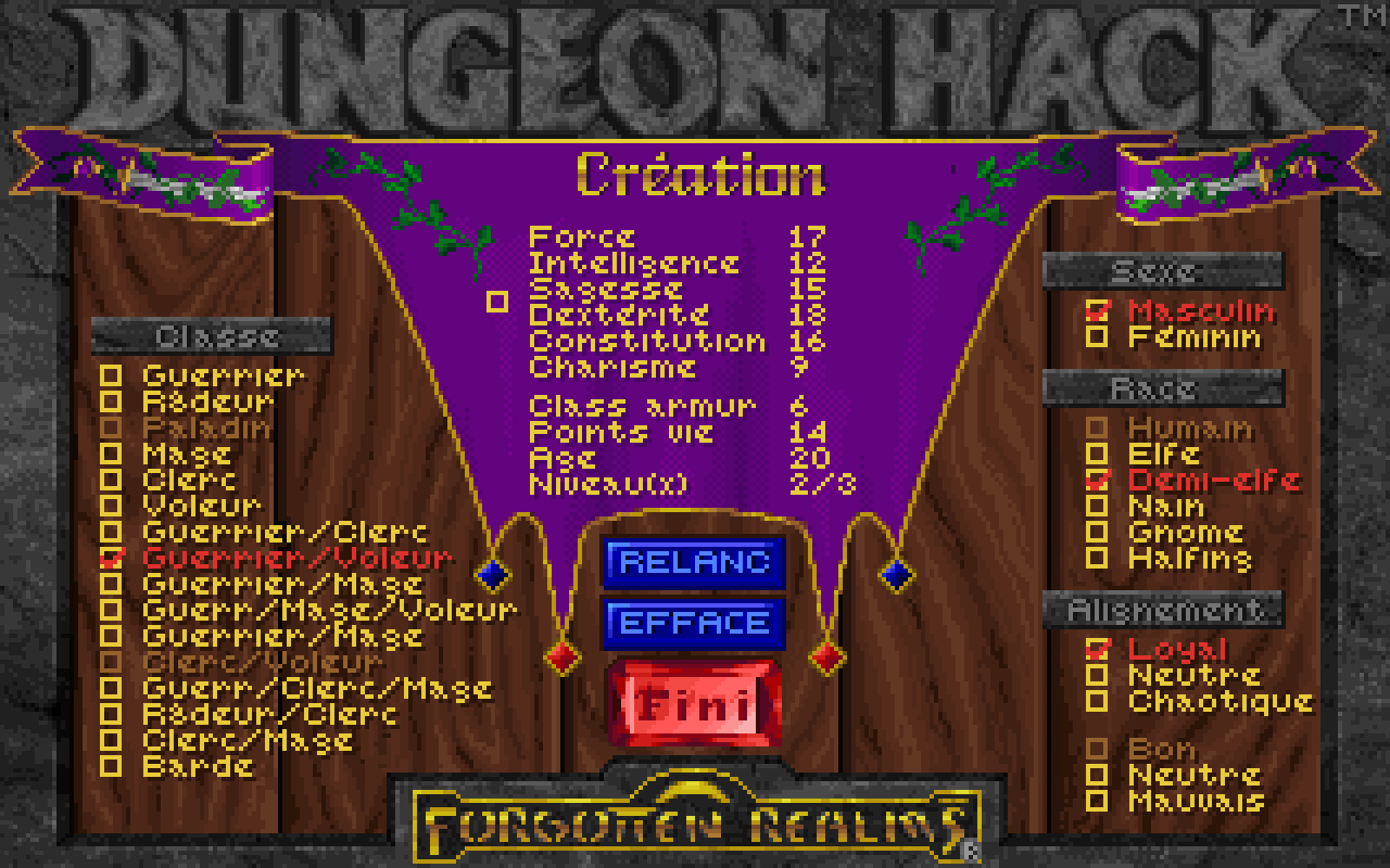 Dungeon Hack 1 dhack 01 | RPG Jeuxvidéo