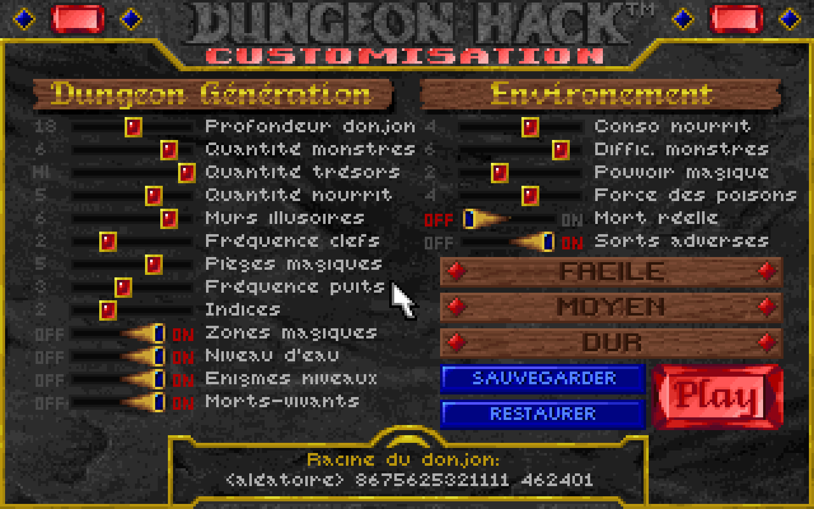 Dungeon Hack 3 dhack 02 | RPG Jeuxvidéo