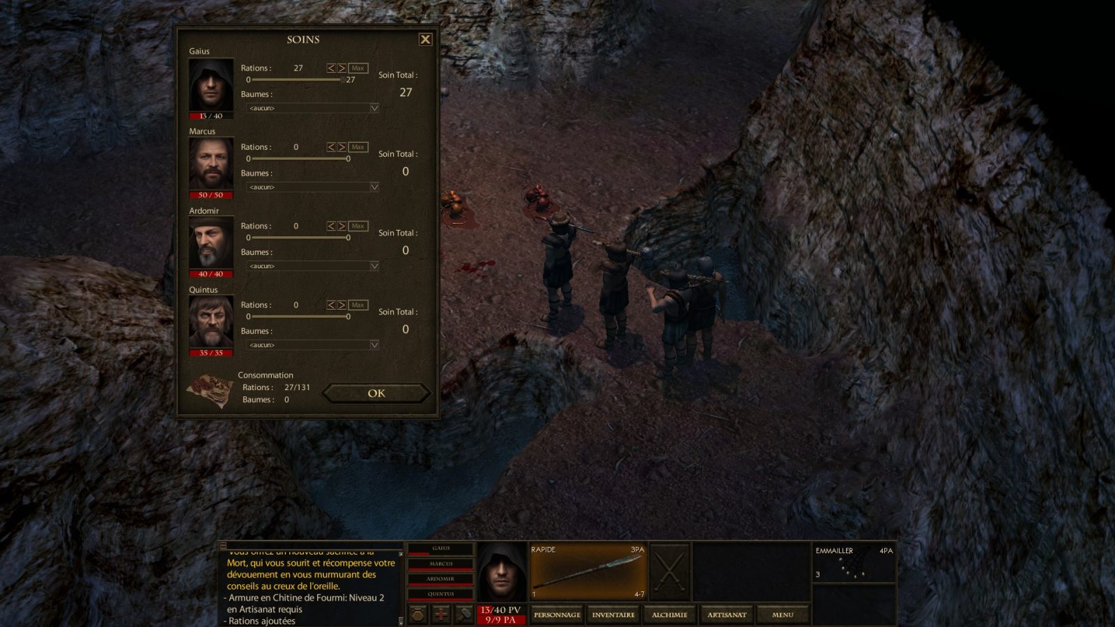 Dungeon Rats 21 Dungeon Rats Systeme de soin | RPG Jeuxvidéo