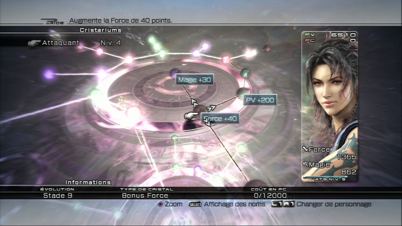 Final Fantasy XIII 11 Fang crystarium | RPG Jeuxvidéo