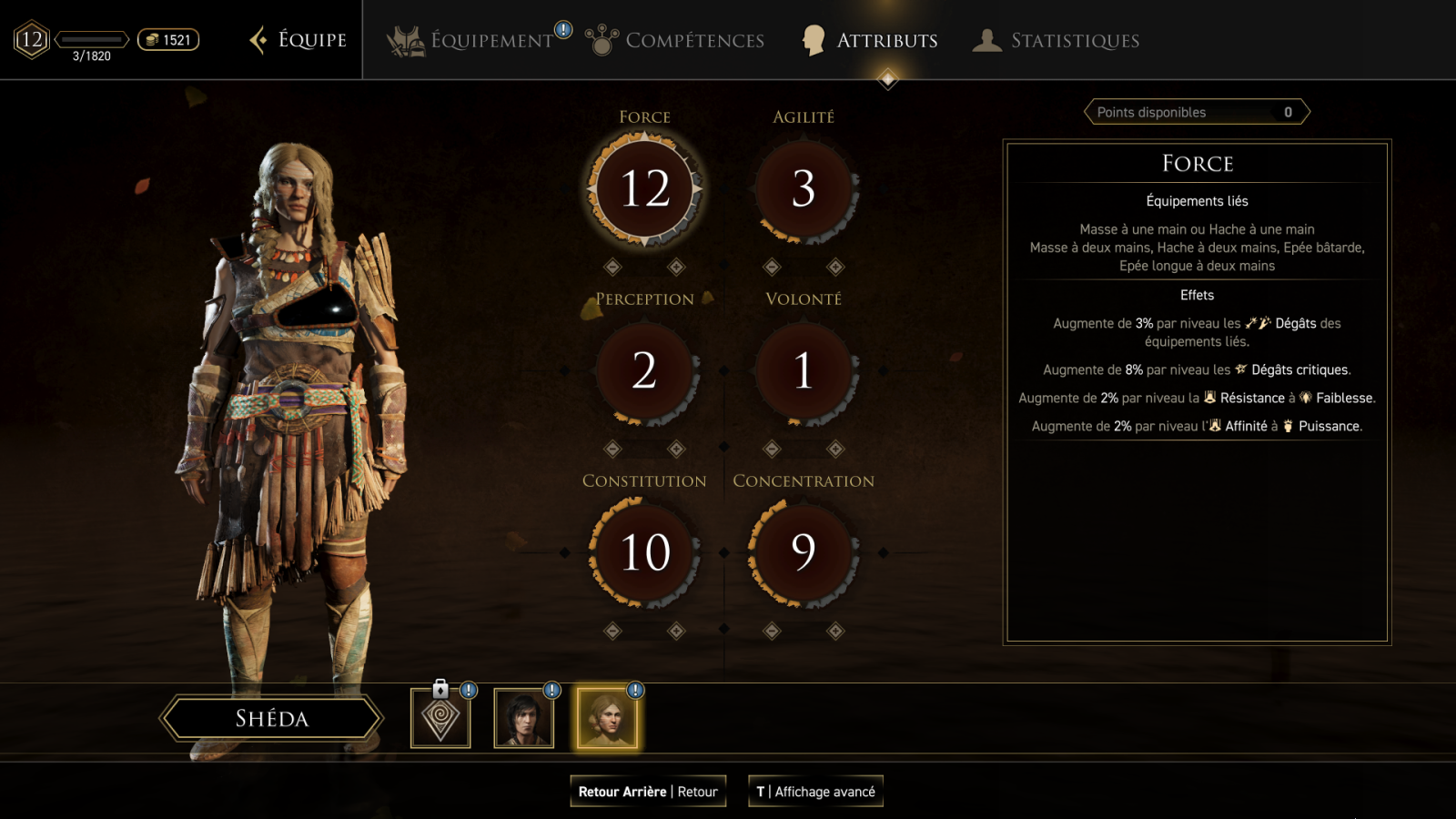 GreedFall - The Dying World 19 GreedFall The Dying World Attributs | RPG Jeuxvidéo