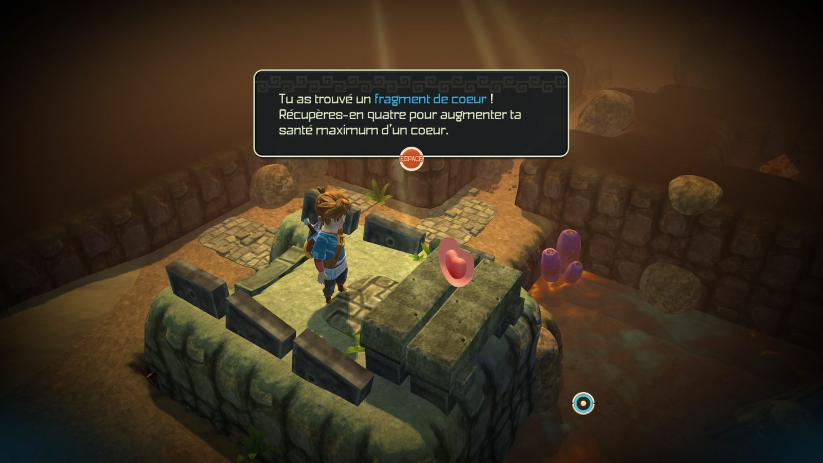 Oceanhorn - Monster of Uncharted Seas 14 Oceanhorn Monster of Uncharted Seas Quart de Coeur | RPG Jeuxvidéo
