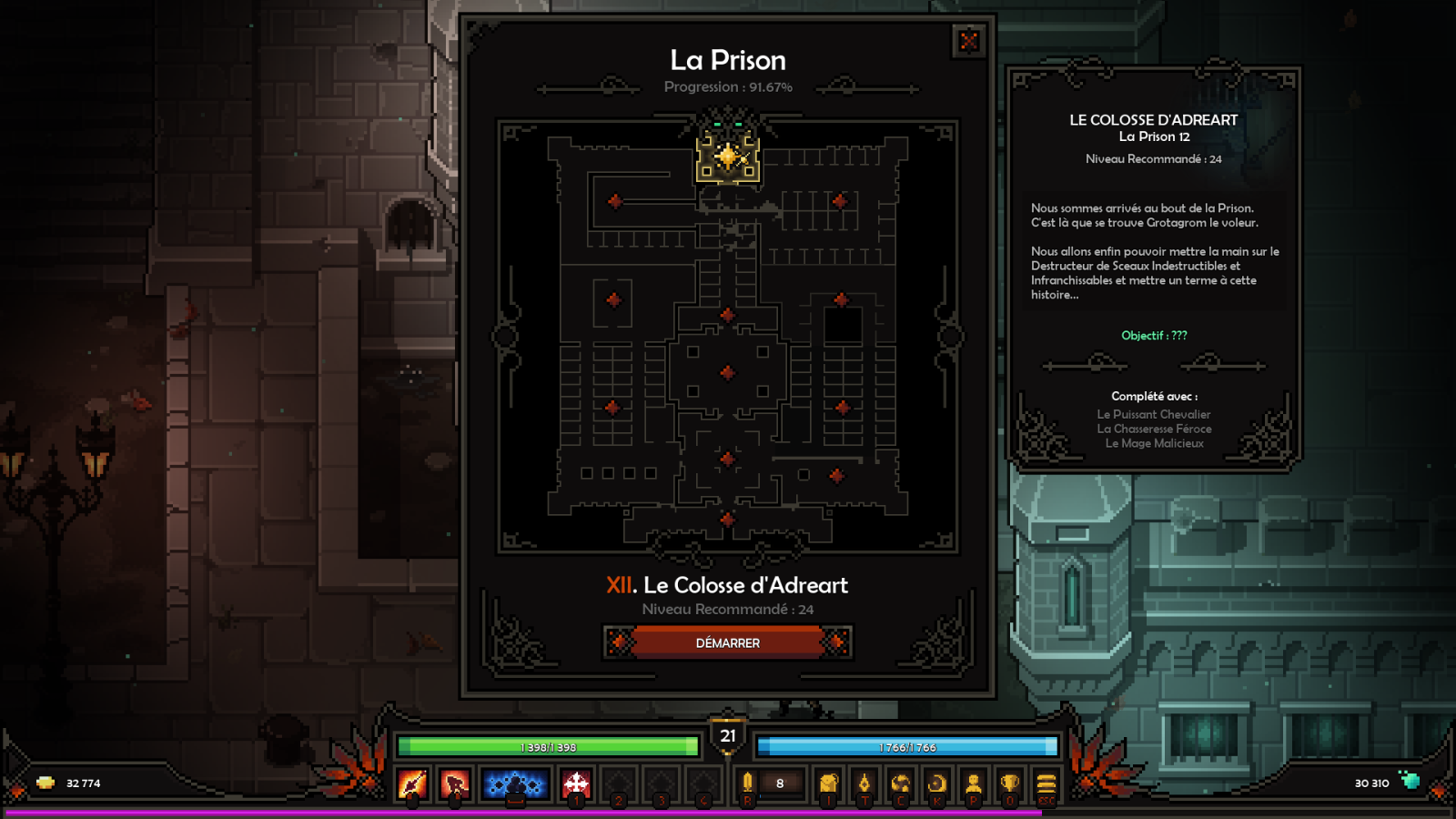 The Slormancer 9 The Slormancer Carte | RPG Jeuxvidéo